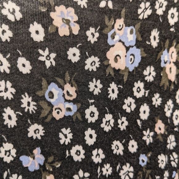 MAXI dress floral ditsy calico floral print Small @V - Picture 7 of 11